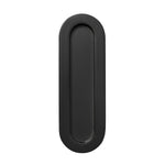 Lemaar Black 150 X 50mm Radius Flush Pull