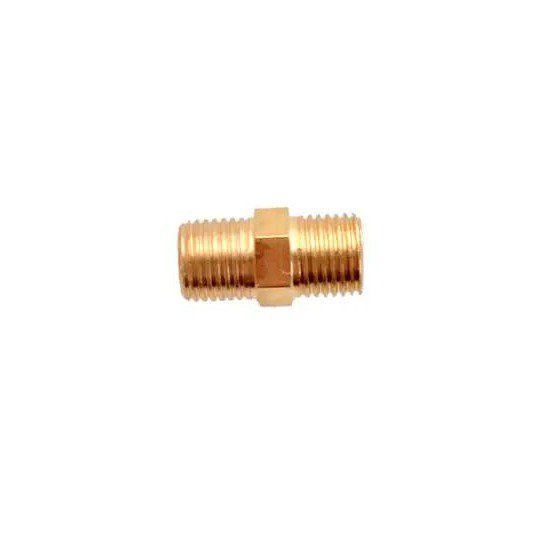 EMAX Double Air Fitting Brass Male 1/4" EMM04-04