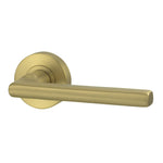 Lockwood Lever V4 Satin Brass PVD Passage Set With Latch VIV1/V4SBPVD