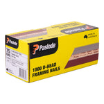 Paslode 75mm x 3.06mm Bright D Head Framing 1000 Pack B20450
