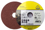 Klingspor 255913 125mm CS561 star shaped hole abrasive fibre disc 80 grit pack of 5 for Metals, Non-Ferrous Metals and Wood