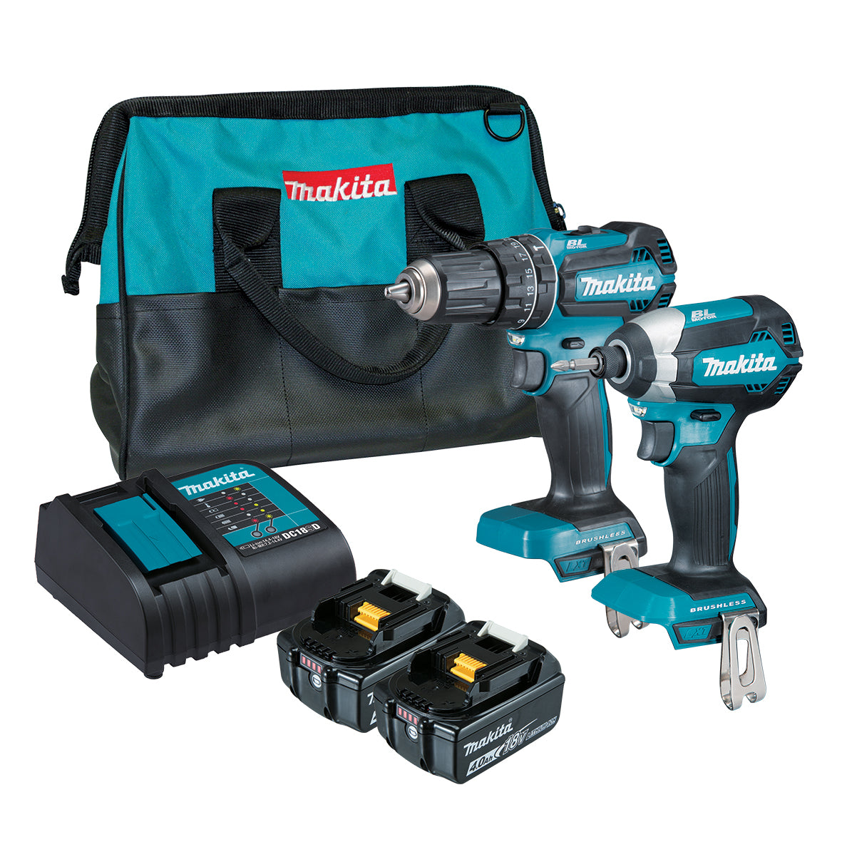 Makita 18V 2 Piece Brushless Combo DLX2283SM