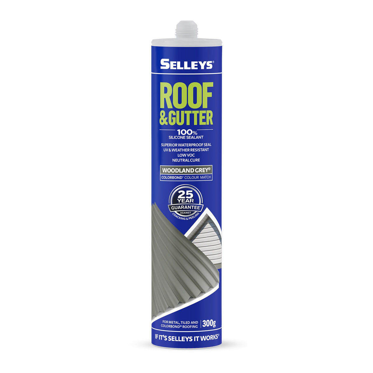 Selleys Roof & Gutter Woodland Grey 300G 102691