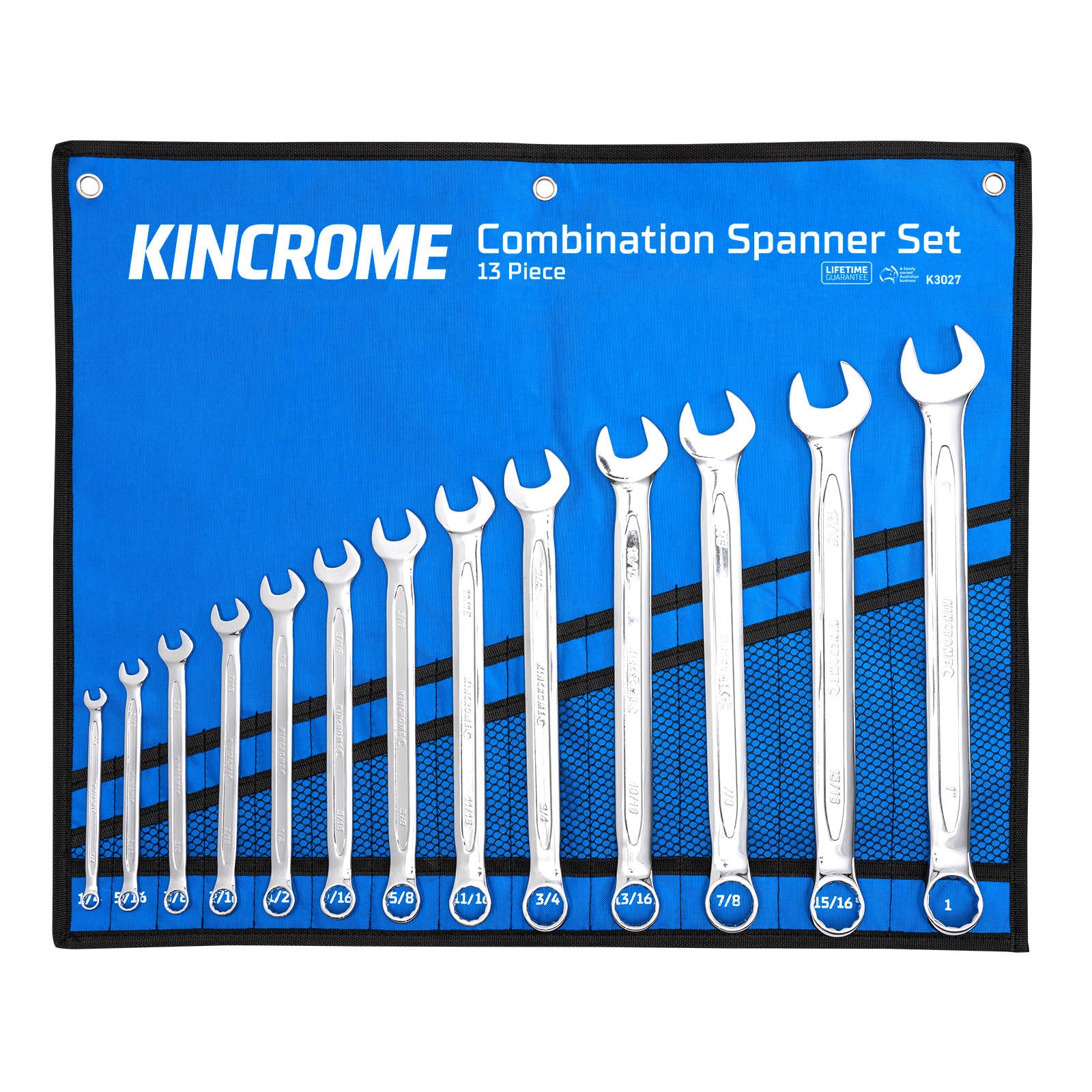 Kincrome 13P Combo Spanner Set Imp (Mp) K3027
