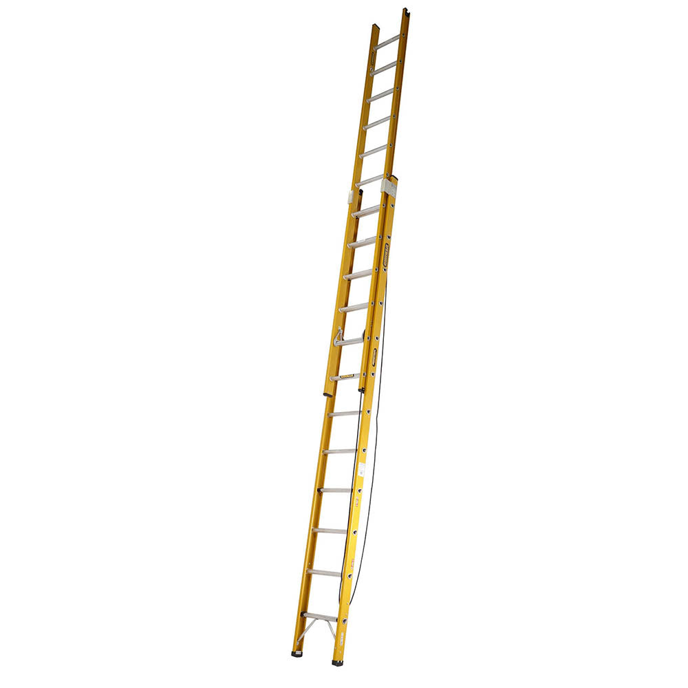Gorilla FEL12/21-I Extension ladder 3.7-6.5M (12-21ft) Fibreglass 130kg Industrial