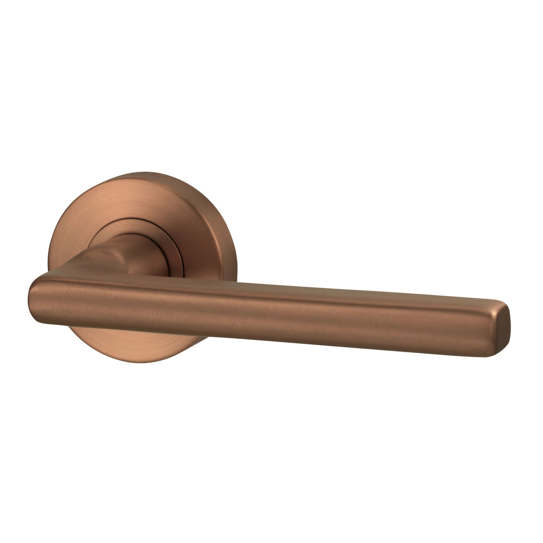 Lockwood Lever V4 Satin Bronze PVD Passage Set With Latch VIV1/V4BZPVD
