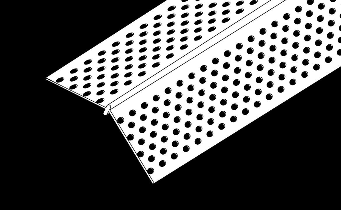Wallboard Rigid Adjustable Outside Corner Bead 3.0 M Trim-Tex (40 pc)-1 Carton
