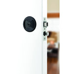 Lockwood Symmetry Round Cavity Sliding Door Matt Black Entrance Set DP 7444MBKDP