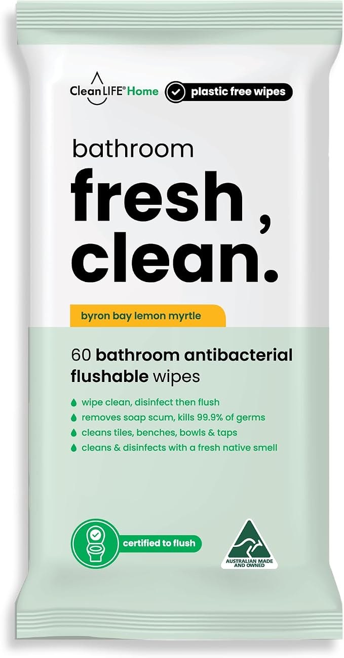 Clife Fsh Clean Bath Wipe 60PK CLS00097