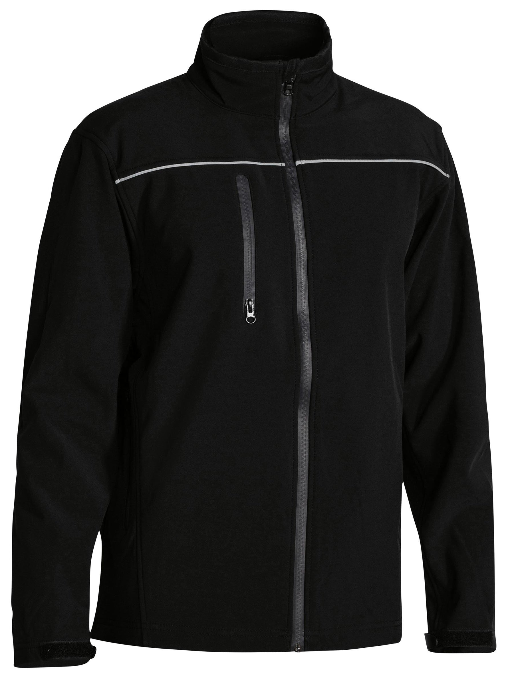 Bisley Workwear BJ6060 Men's Black L Soft Shell Jacket
