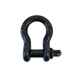 Austlift Grade S Bow Screw Pin Shackle Powder Coated Black 16mm 3.2T 503016B
