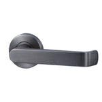 Lockwood Lever V1 Satin Gun Metal PVD Passage Set With Latch VIV1/V1GMPVD