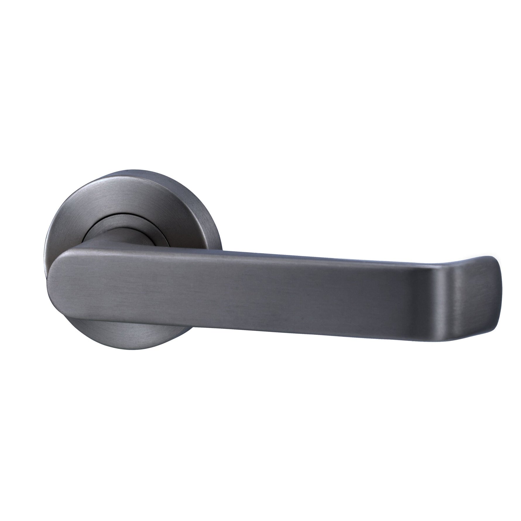 Lockwood Lever V1 Satin Gun Metal PVD Passage Set With Latch VIV1/V1GMPVD