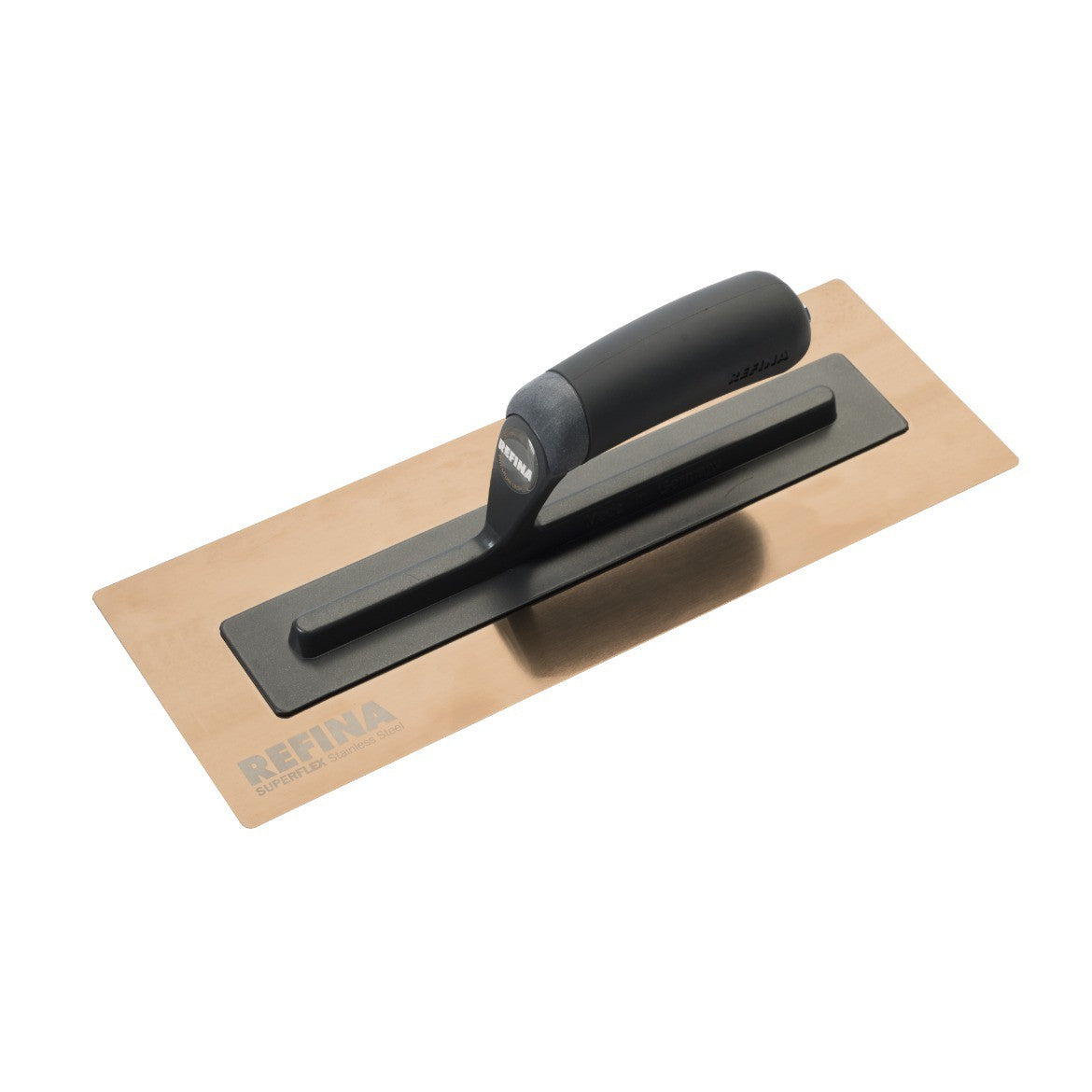 Wallboard Superflex-3 Rose Gold Trowel 450x125mm S/S 0.5mm Gauge Soft Grip Refina