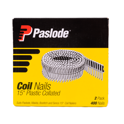 Paslode Pas Coil 52 X 2.5 Screw S/S Dome - 2 Pack