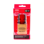Lockwood 334B 45mm Brass Body Padlock Latching 48mm Boron Steel 8.7mm Diameter Shackle NDP 334B45/148/NDP