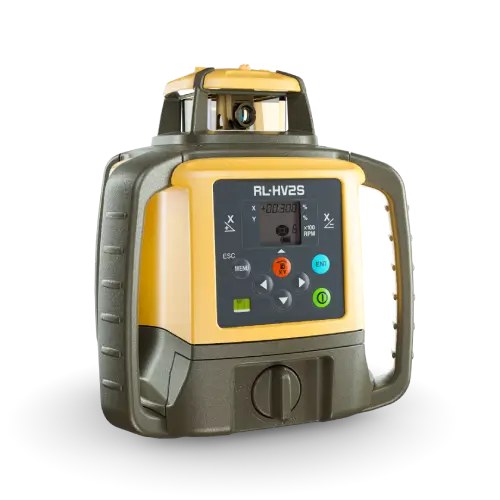 Topcon RL-HV2S Dual Grade Rotating Laser Dry Battery with Standard LS-80X Receiver 1051612-21