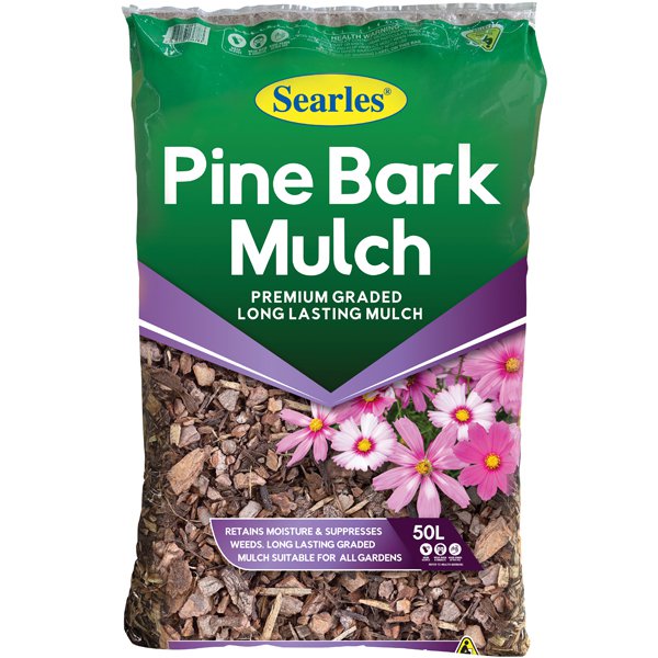 Searles Pine Bark Mulch 50 Litre 50PB