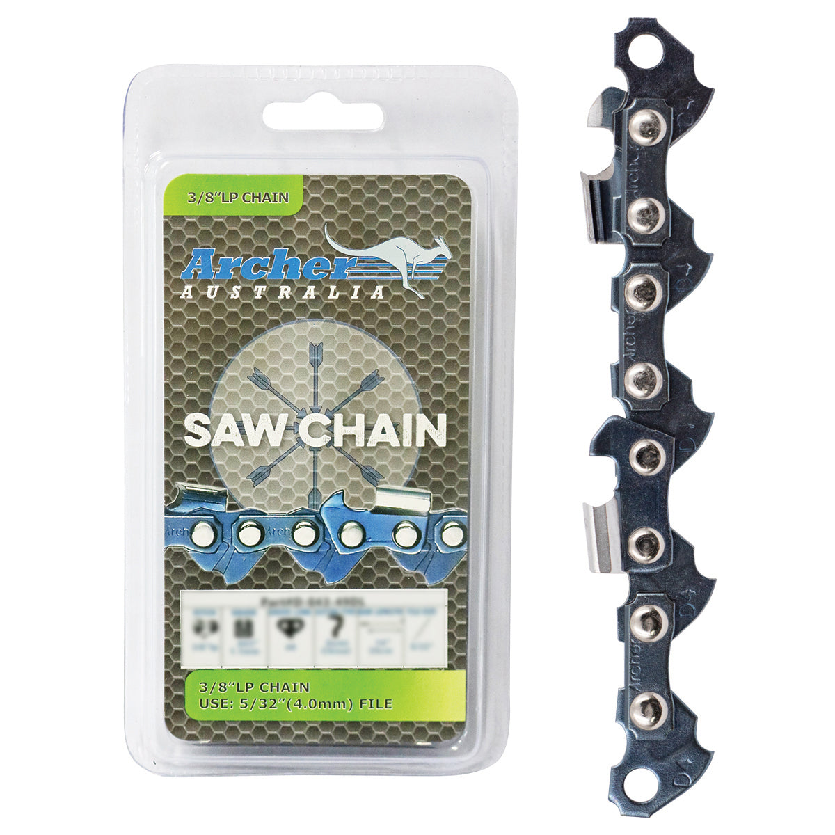 Chain Loop Semi Chisel - 3/8“ Lp, .043”, 44Dl D-043-44DL