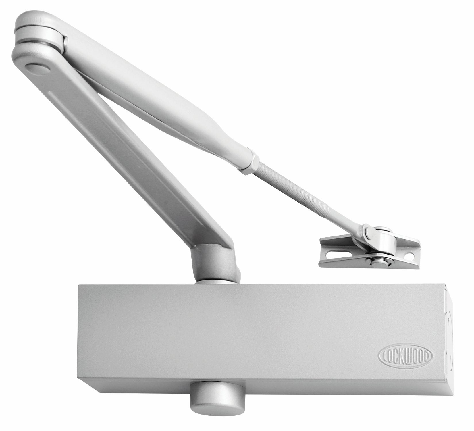 Lockwood 3024 Series Size 2-4 Closer Adjustable Backcheck DP Silver 3024SILDP