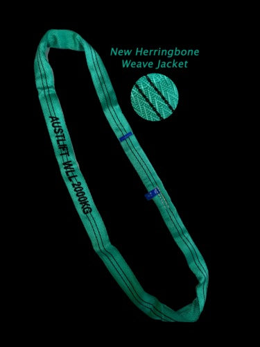 Austlift Durabone Round Sling 2T Green 1m 900210H