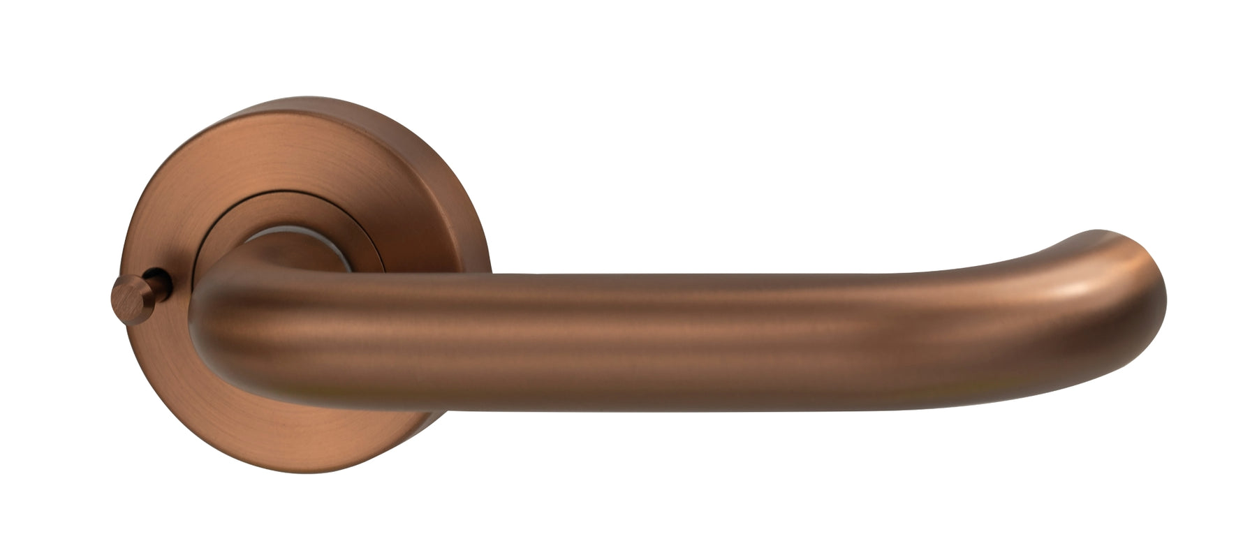 Lockwood Lever V2 Satin Bronze PVD Privacy Set With Latch VIV2/V2BZPVD