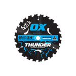 OX 184mm 24T TCT Demo Thunder Circ Saw Blade for Wood OX-TTCTW24-7.25