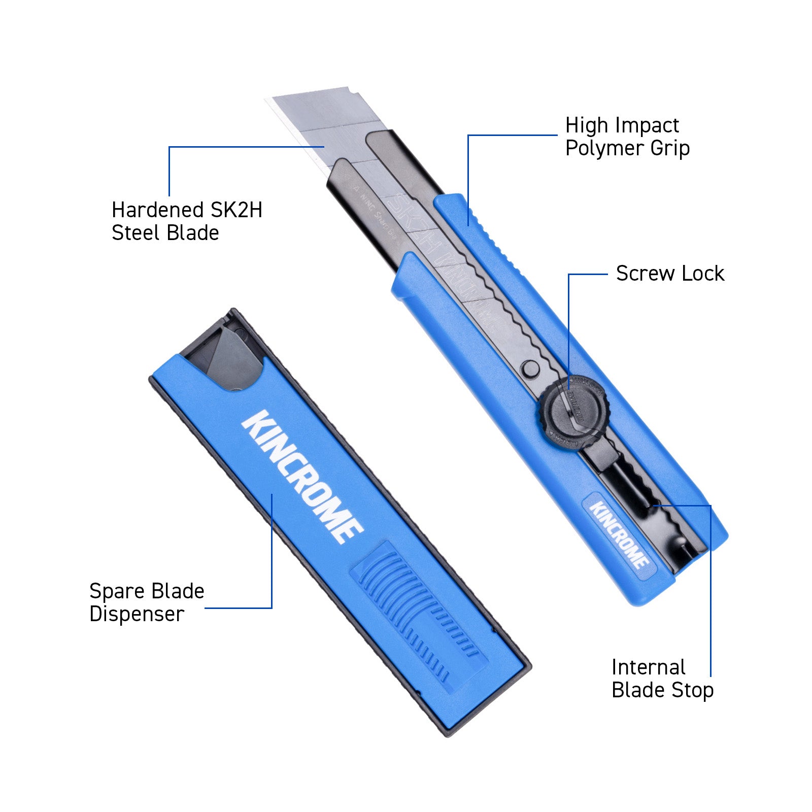 Kincrome High Imp Snap Blade Knife 25Mm K6175