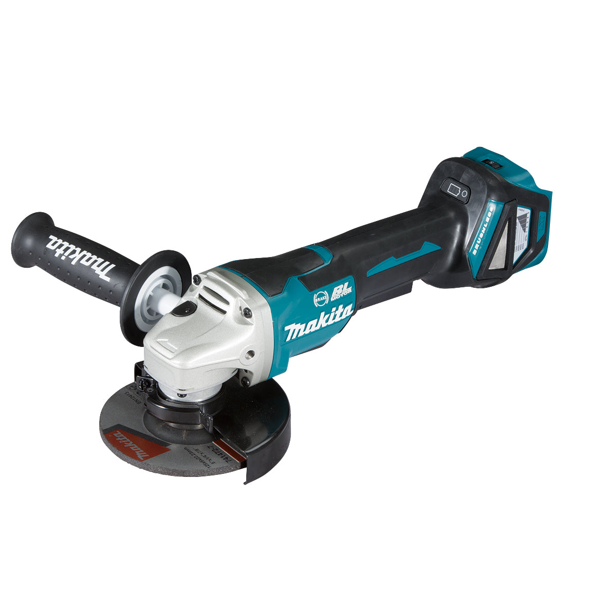 Makita 18V 125mm Brushless Paddle Switch Angle Grinder Skin DGA517Z