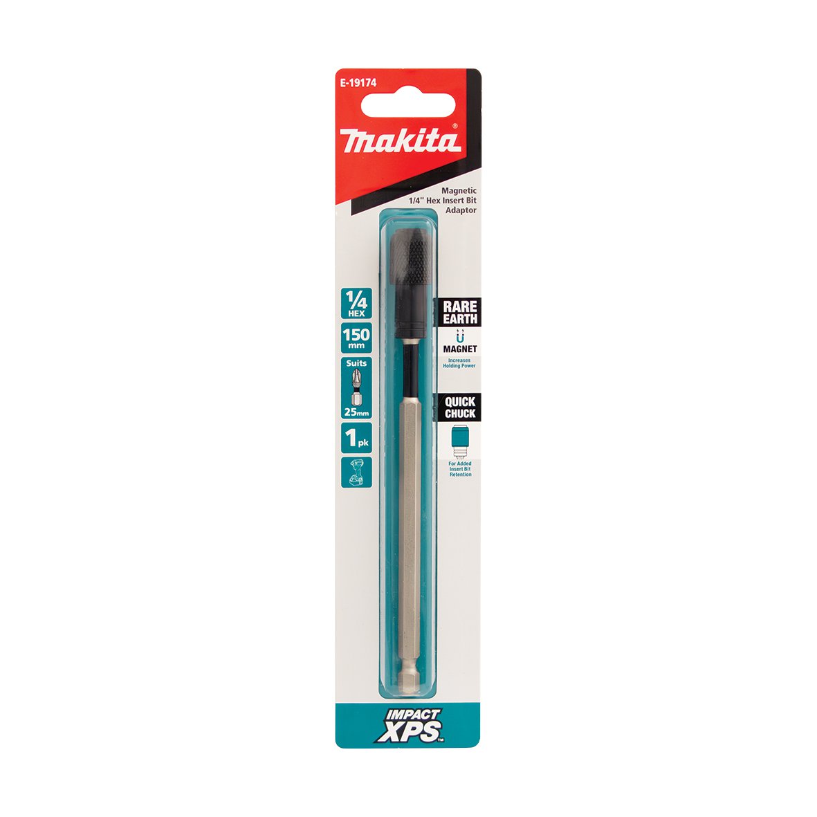 Makita Impact Xps 150mm Quick Chuck Bit Holder E-19174