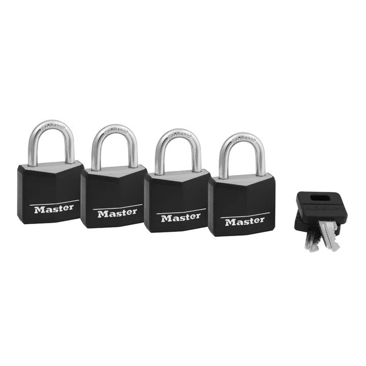 Master Lock Padlock Master Brass 20MM 4PK 120QAU