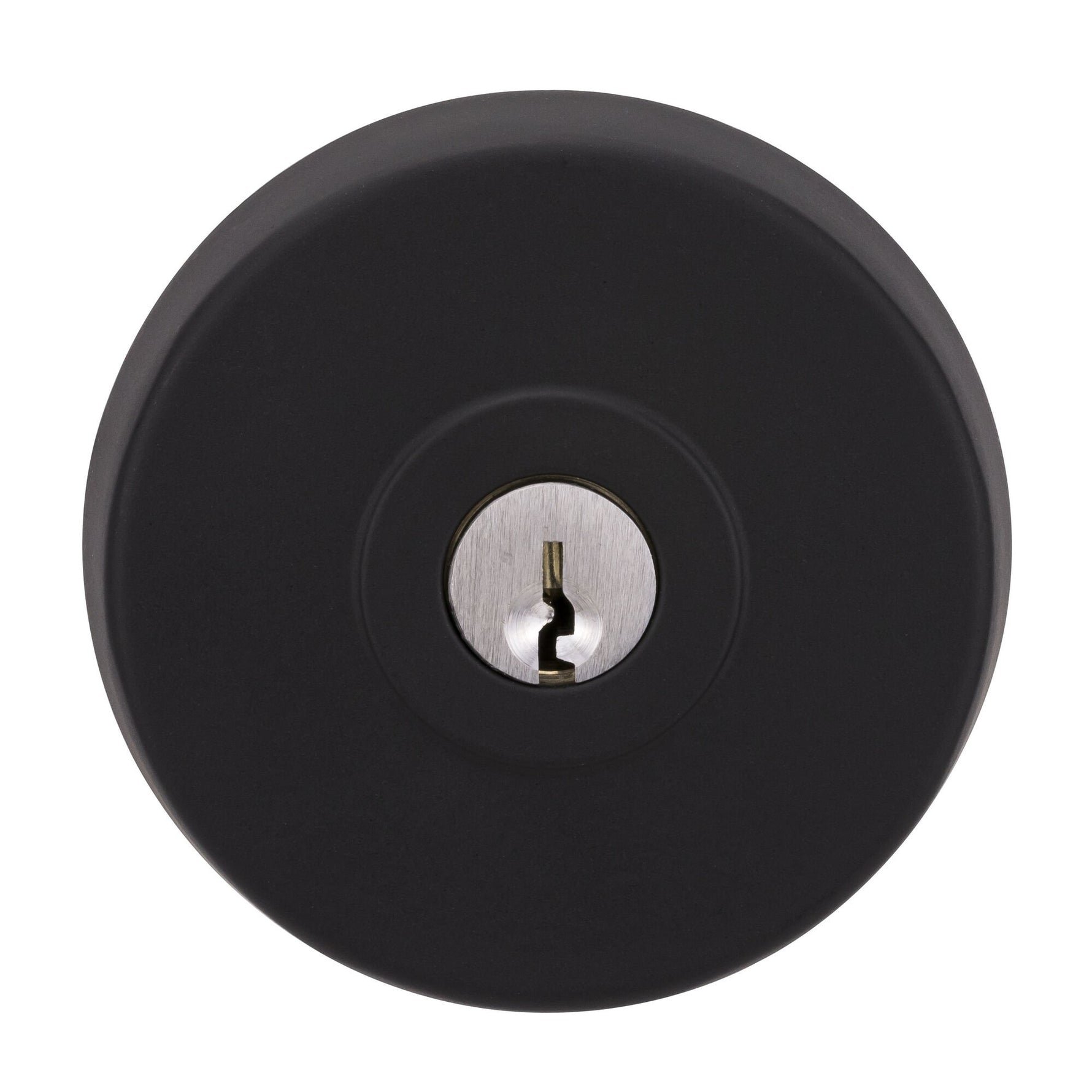 Lockwood Paradigm Deadbolt Round Rose Matt Black Universal Pack 005/B1MBKDP