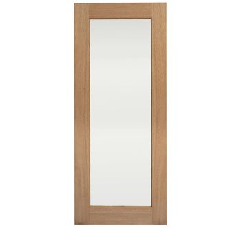 Excel Pacific F1LF Meranti Full Clear External Door 2340 x 820 x 40 ACF1LFMFCED234082040