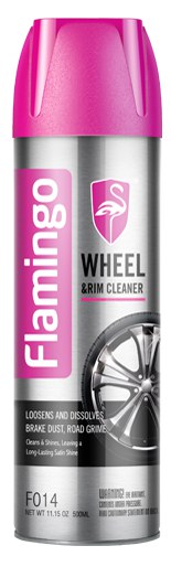 Flamingo Wheel & Rim Cleaner 500ml Triple-Action Grease Grime Brake Dust F014
