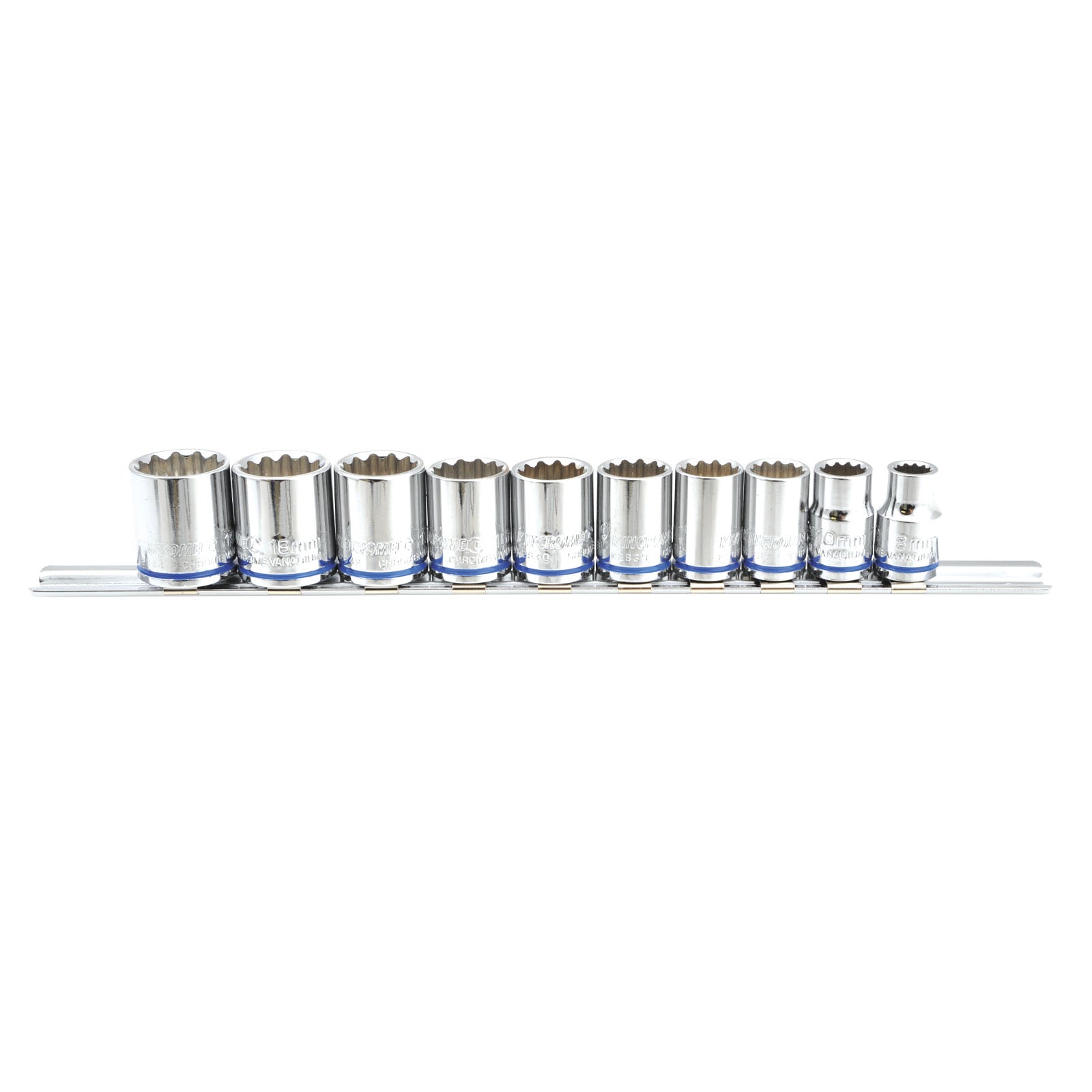 Kincrome Socket Rail 3/8D 10P-Met (Mp) K2172