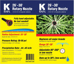 K Rain Fully Adjustable Rotary Nozzles – 26’-30’ RN300-ADJ