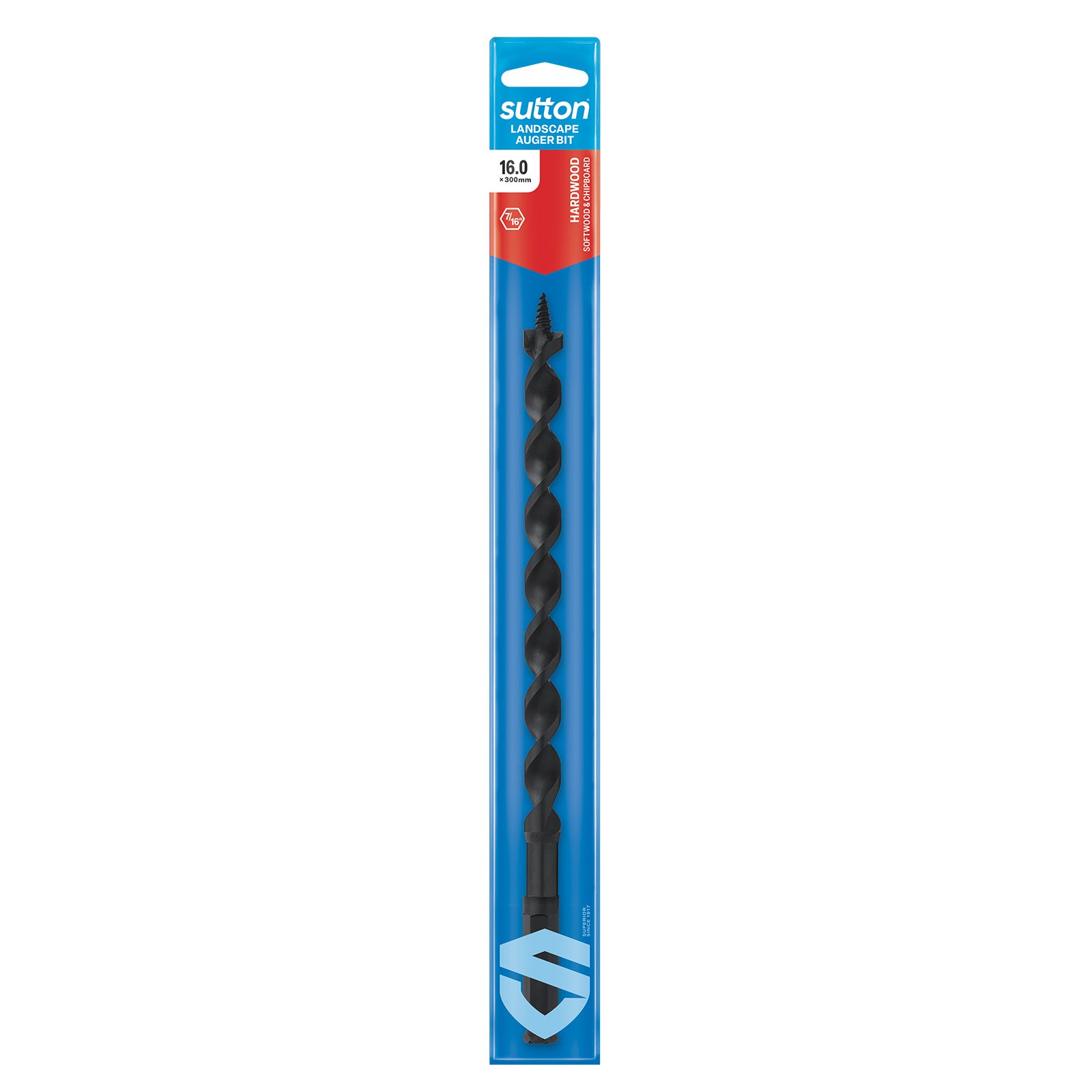 Sutton Tools Drill Auger Bit Scotch Pattern 16Mm X 300Mm D5181600