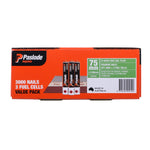 Paslode 75 x 3.06mm Hdg Impulse D Head Nail With Fuel - 3000 Pack B20569V