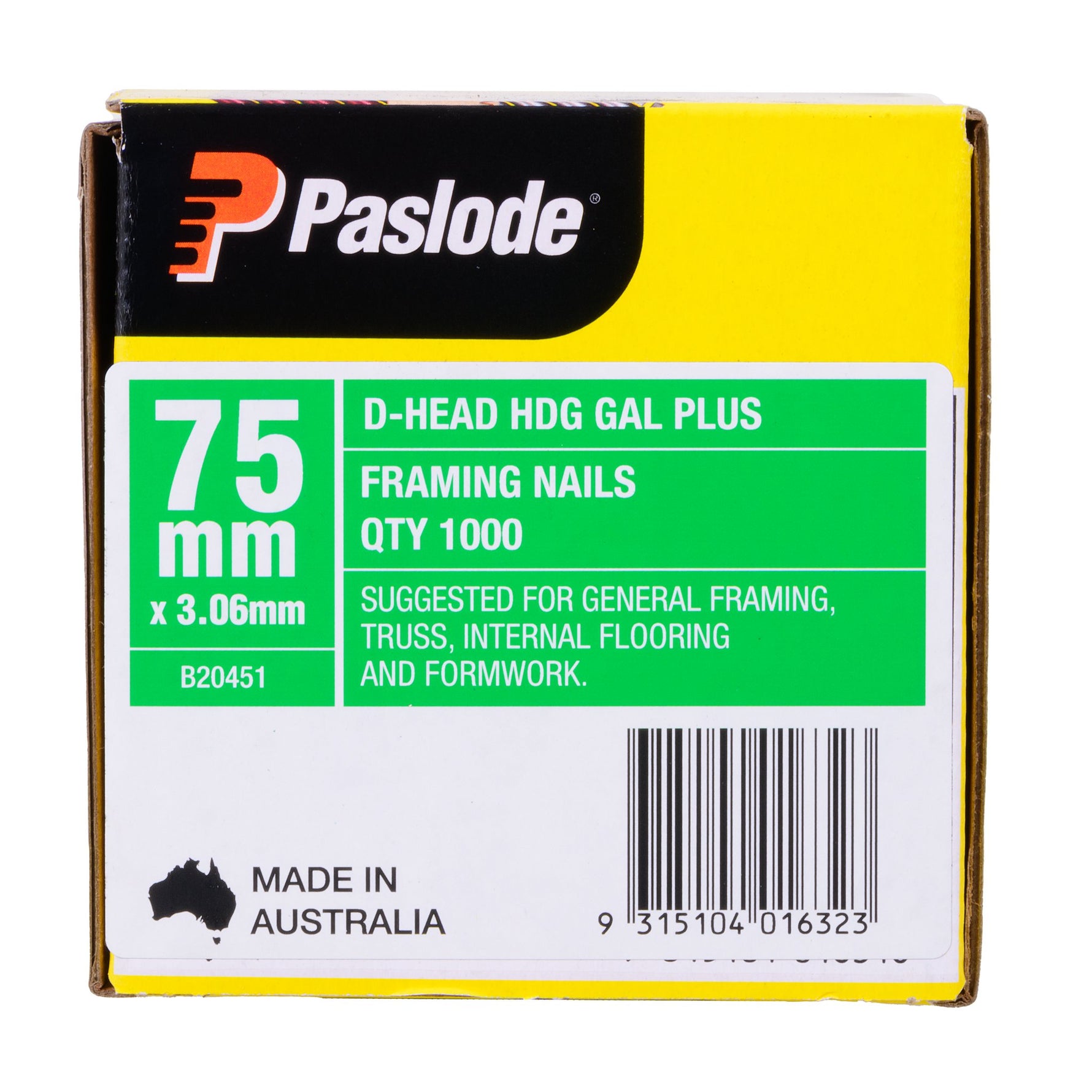 Paslode Jdn 1000 Nls, 75 X 3.06 Hdg