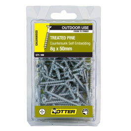Airco 500 Pack 8G X 30mm Treated Pine Screw Galv CHEG08305