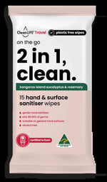 Clife 2IN1 Wipe 15PK CLS00098