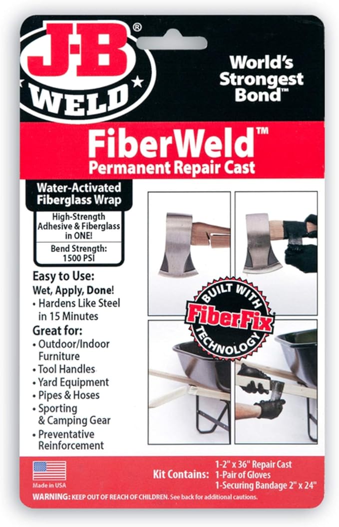 JB Weld Fiberweld Perm Repair Cast Kit