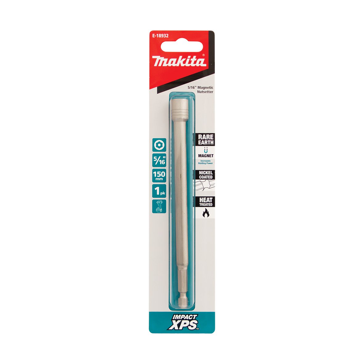 Makita Impact Xps 5/16 X 150mm Magnetic Nutsetter - 1pc E-18932