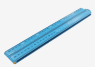 Ox Pro Metric Tuff Rule - Blue | 1200mm OX-P509032
