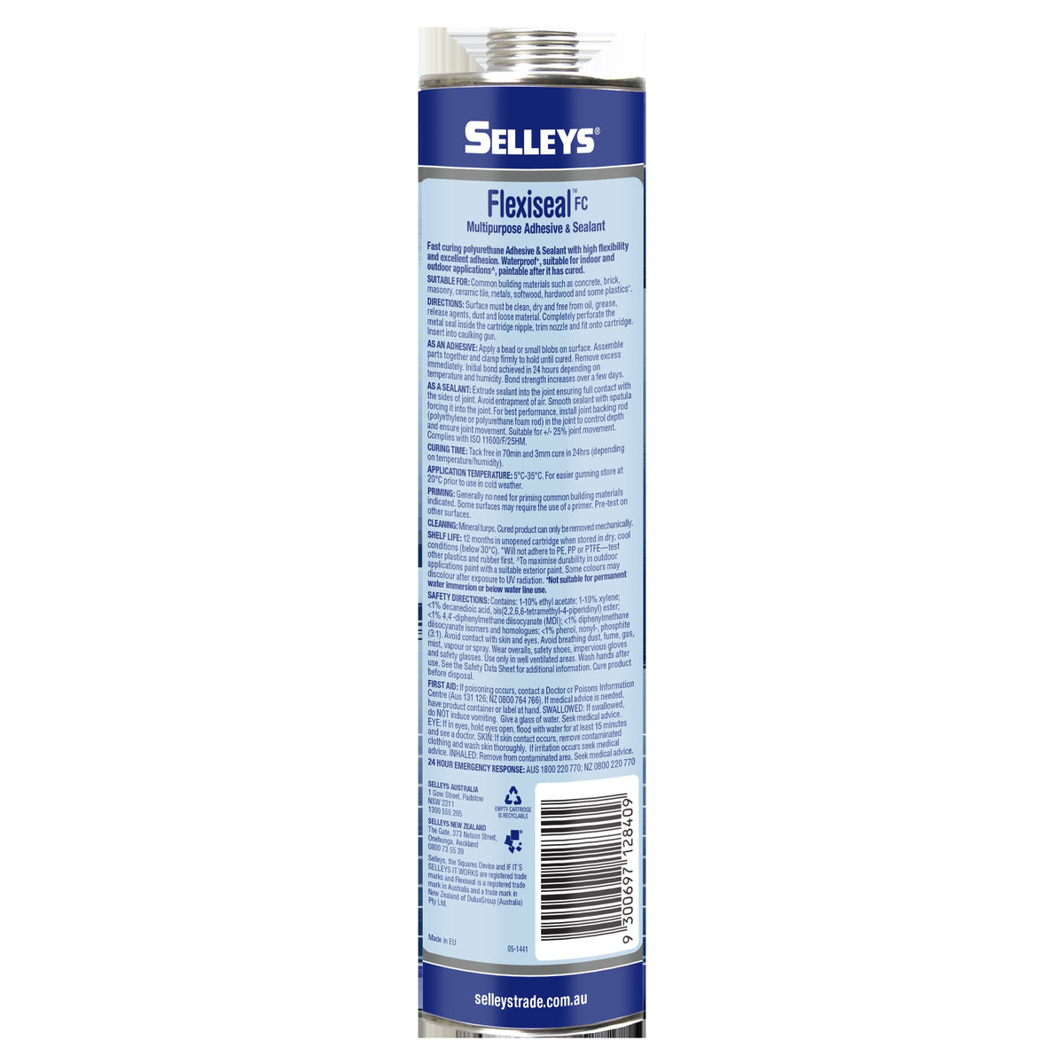 Selleys Flexiseal Fc Black 310ml 101606