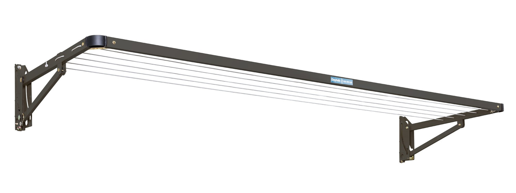 Daytek Slim Fold Down Clothesline Timber Grey A02840126