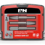 BURR CARBIDE SET PROJECTS 5PC P&N