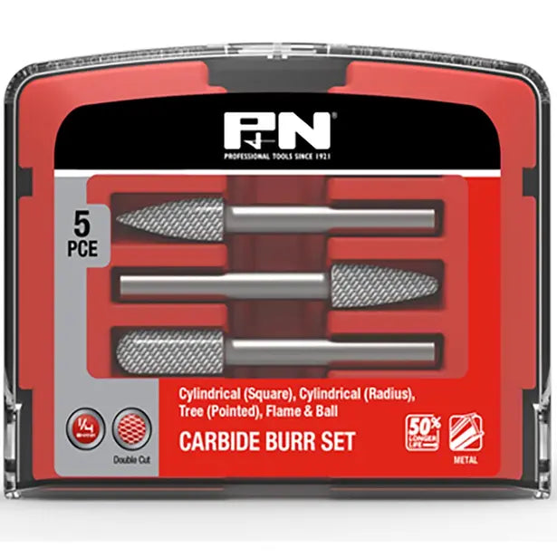 BURR CARBIDE SET PROJECTS 5PC P&N