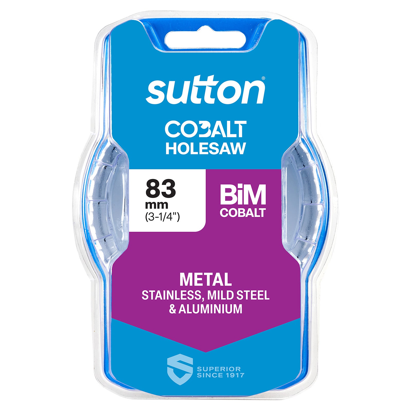 Sutton Tools Holesaw Bi-Metal Cobalt Hd-Cobalt Hangpack 83Mm H1250830