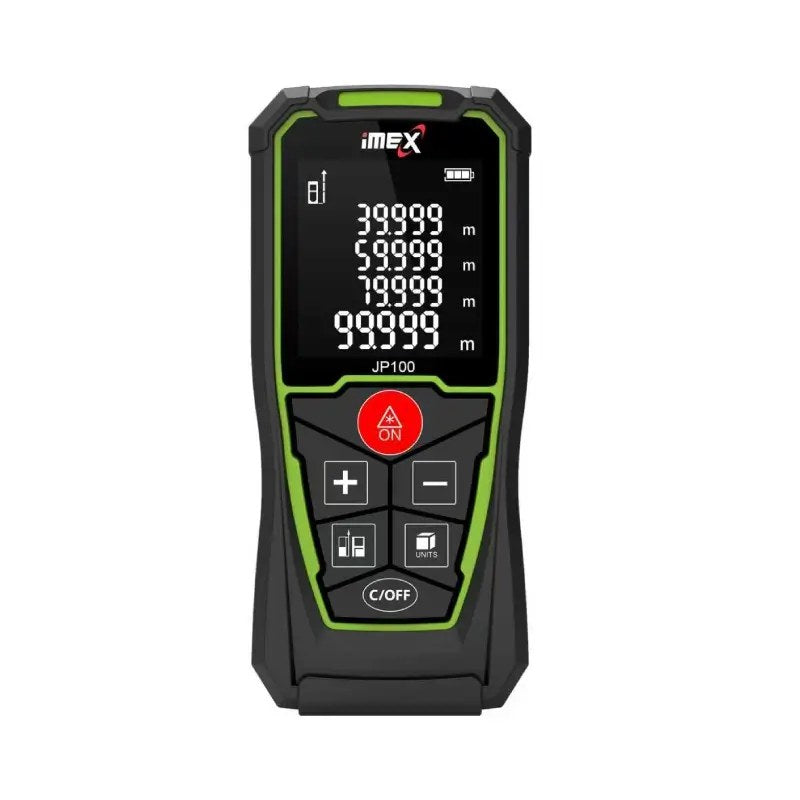 Imex BE100 Red Beam Laser Distance Measurer 100m ±2 mm 008-BE100